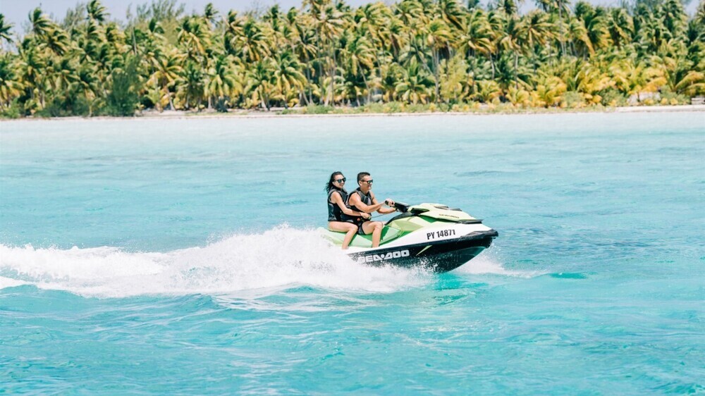Jet skiing